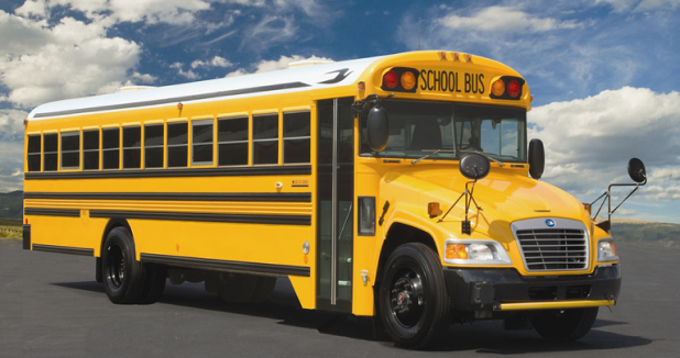 School bus for the day care centre, Little World